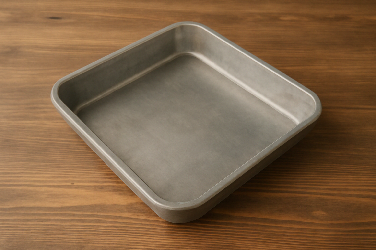 Molde Cuadrado 38x38x6 cm con pastel dentro