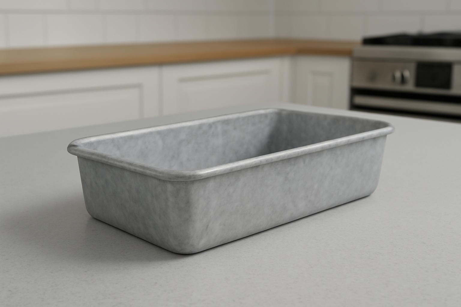 Molde Rectangular Calibre 22 17.5x30x6 cm con pastel