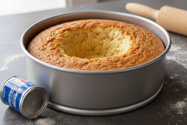 ¿Por qué se hunde tu bizcocho al centro? (Spoiler: No siempre es el polvo de hornear)