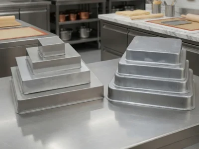 Moldes cuadrados de aluminio Vilber® – embutidos y soldados TIG