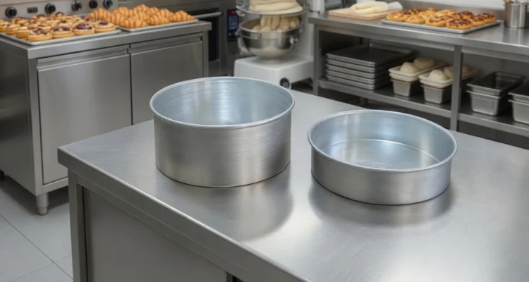 Moldes redondos de aluminio para pasteles Vilber® – del 6 al 61 cm