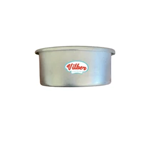 Molde redondo de aluminio 10×5 cm Vilber® Cal. 22 – molde solo