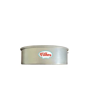 Molde redondo de aluminio 18×6 cm Vilber® Cal. 22 – molde solo