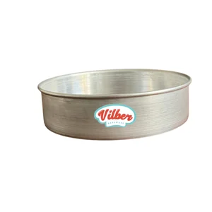Molde redondo de aluminio 24×6 cm Vilber® Cal. 22 – molde solo