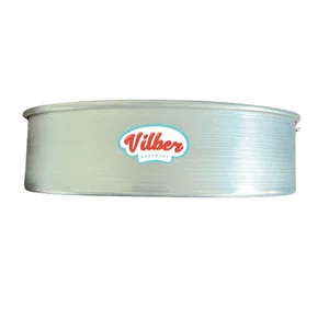 Molde redondo de aluminio 26×7 cm Vilber® Cal. 20 – molde solo