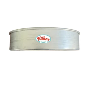 Molde redondo de aluminio 30×7 cm Vilber® Cal. 20 – molde solo
