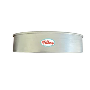 Molde redondo de aluminio 32×7 cm Vilber® Cal. 20 – molde solo