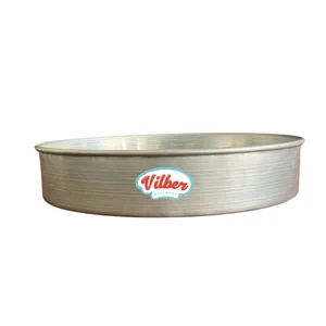 Molde redondo de aluminio 36×7 cm Vilber® Cal. 20 – molde solo