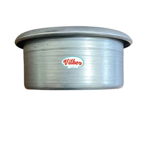 Molde redondo de aluminio 6×5 cm Vilber® Cal. 22 – molde solo