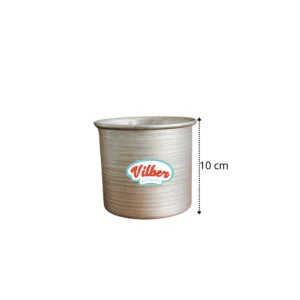 Molde redondo alto de aluminio 10×10 cm Vilber® Cal. 20 – molde solo